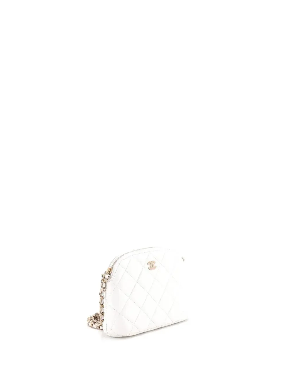 Chanel Cc Dome Zip Clutch With Chain #270707C39B